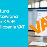 Faktura VAT poza KSeF, czy faktura musi być podpisana? Dłoń trzyma dokument z napisem VAT.