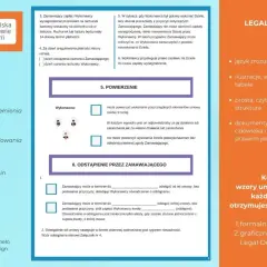 Porównanie umowa zlecenie a umowa o dzieło. Dokumenty w wersji Legal Design są proste, czytelne i zgodne z prawem.