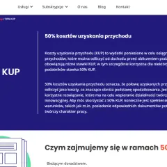 50% kosztów uzyskania przychodu (KUP) to ulga podatkowa dla twórców i innowatorów. Pozwala odliczyć połowę przychodów od dochodu.