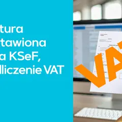 Faktura VAT poza KSeF, czy faktura musi być podpisana? Dłoń trzyma dokument z napisem VAT.