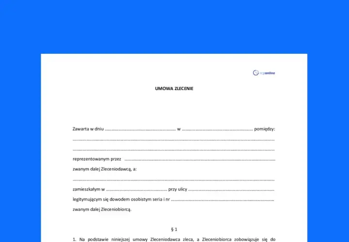 Formularz umowy zlecenia. Zastanawiasz się, umowa zlecenie ile na rękę? Ten dokument pomoże Ci to obliczyć.