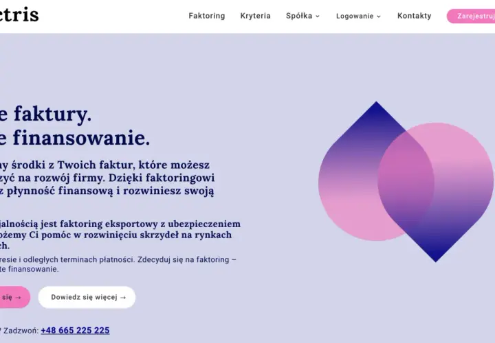 Faktoring dla firm: uwolnij środki z faktur, popraw płynność i rozwiń biznes. Szybkie finansowanie z Factris.