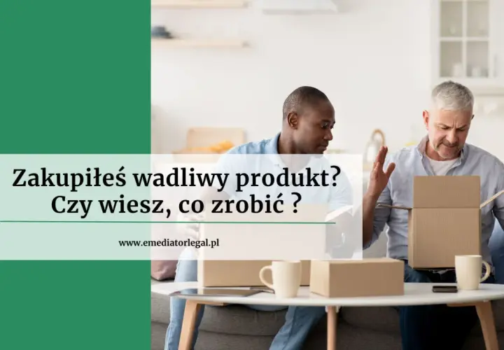 Dwóch mężczyzn z rozczarowaniem otwiera paczkę. Czy wiesz, co to jest reklamacja wadliwego produktu?
