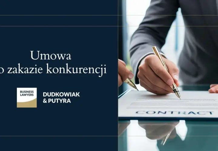 Podpisanie umowy o zakazie konkurencji. Biznesowy dokument prawny.