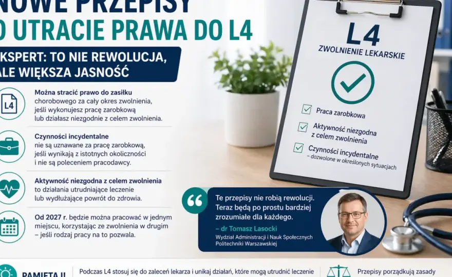 L4 powyżej 30 dni - Co się zmienia? Prawa i obowiązki