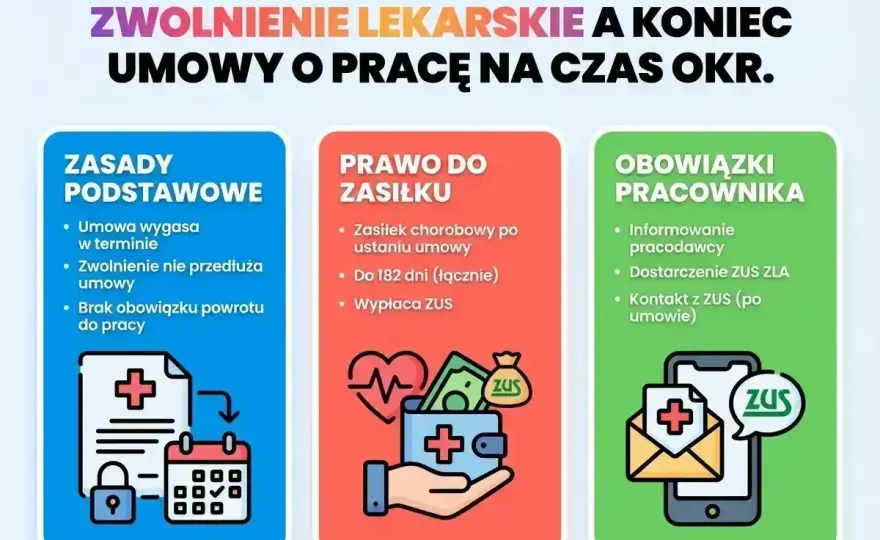 Zwolnienie lekarskie po ustaniu zatrudnienia - kiedy ZUS płaci?