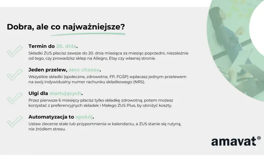 Termin ZUS w JDG - do kiedy płacić i co z weekendem?