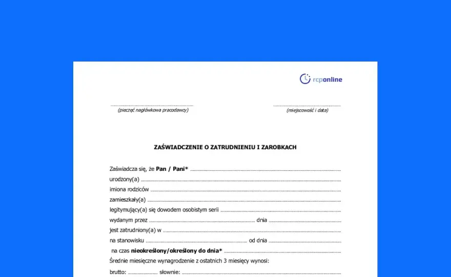 Zaświadczenie o zatrudnieniu - kiedy potrzebne i co musi zawierać