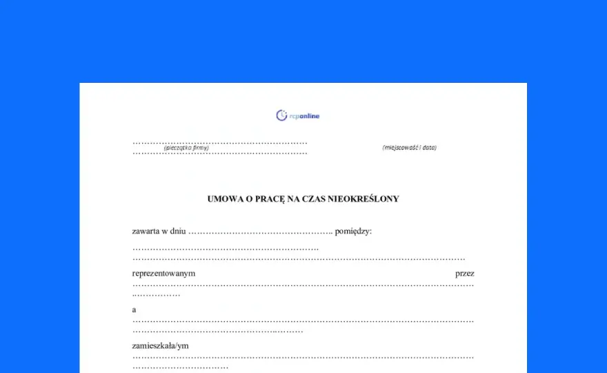 Wzór umowy o pracę - co musi się w nim znaleźć?