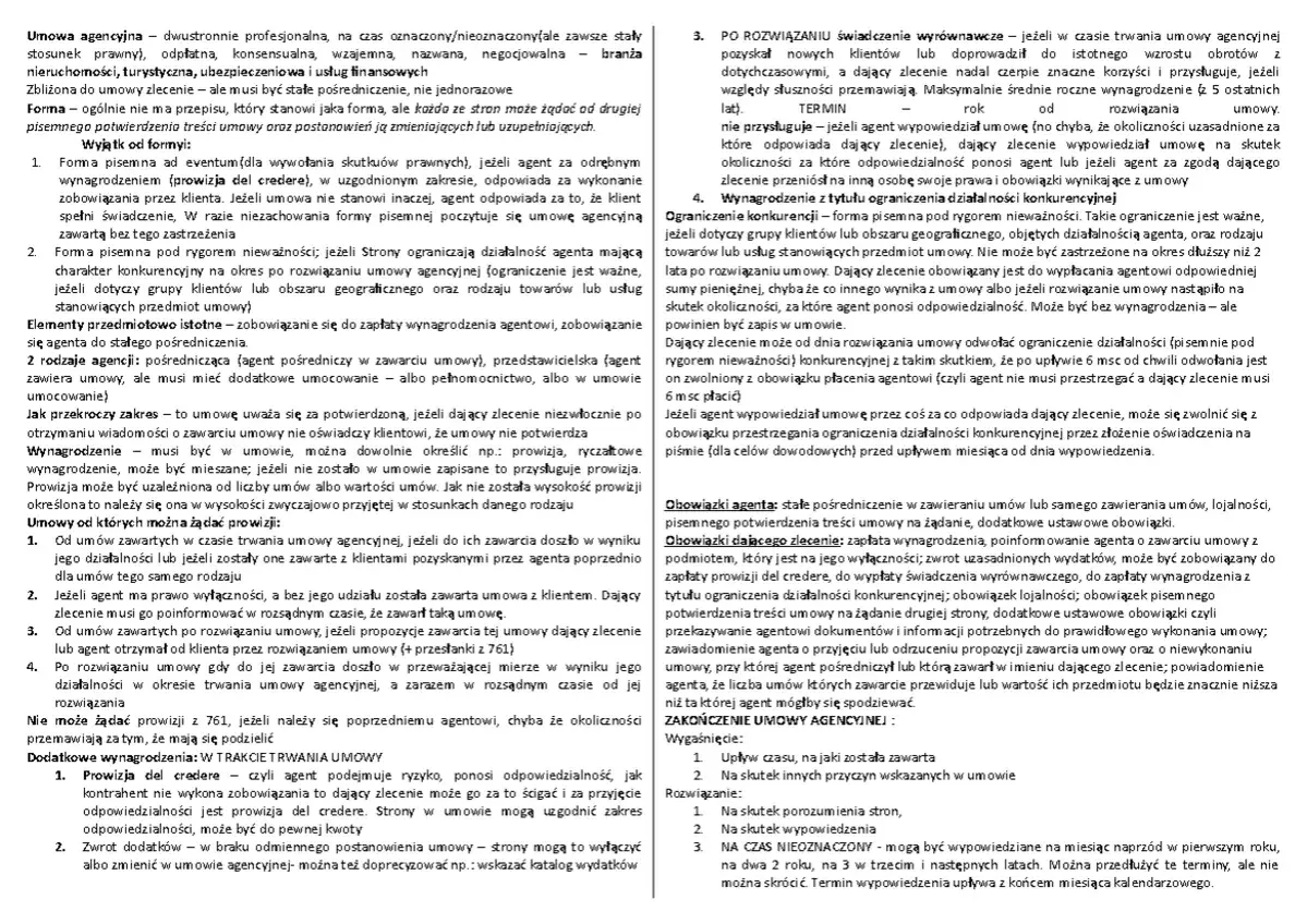 Umowa agencyjna co to? Dokument opisuje zasady współpracy między agentem a dającym zlecenie, w tym wynagrodzenie i obowiązki.