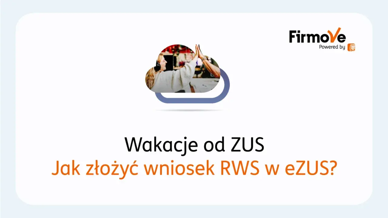 Dwie osoby dają sobie piątkę, symbolizując radość z możliwości "wakacje od ZUS". Jak złożyć wniosek RWS w eUS?
