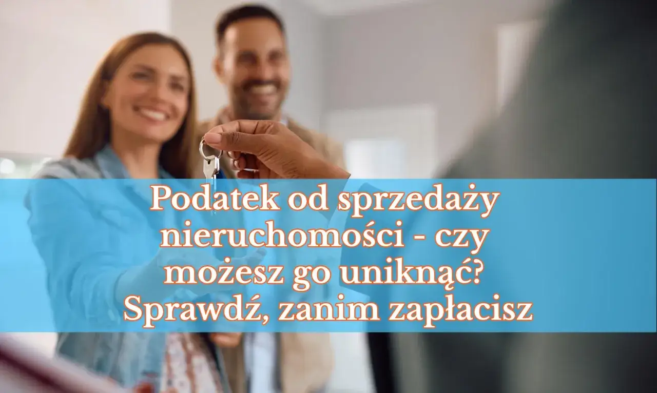 Para przekazuje klucze do nowego domu. Tekst pyta: 