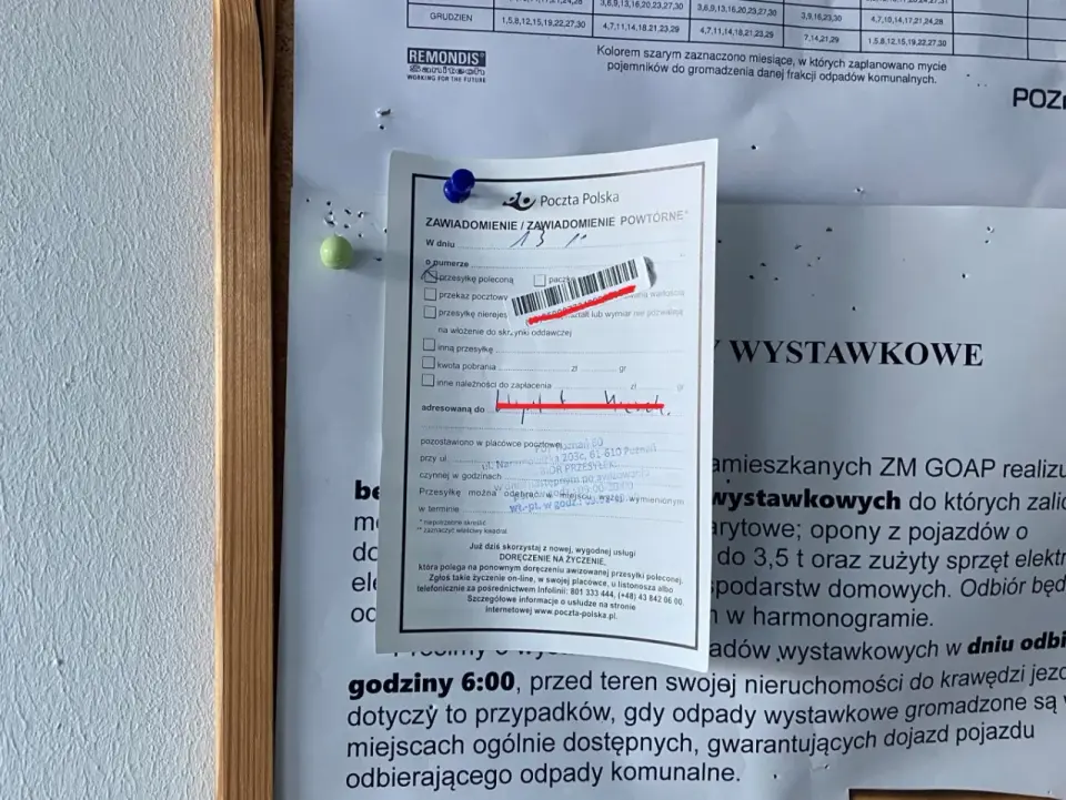 Ile czasu na odbiór awizo daje poczta? Zasady 14 dni